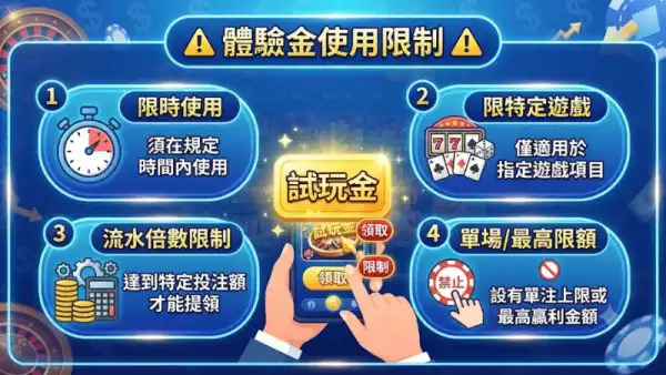 體驗金使用限制