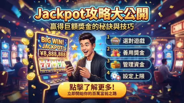 Jackpot攻略大公開:掌握老虎機累積獎金的終極心法
