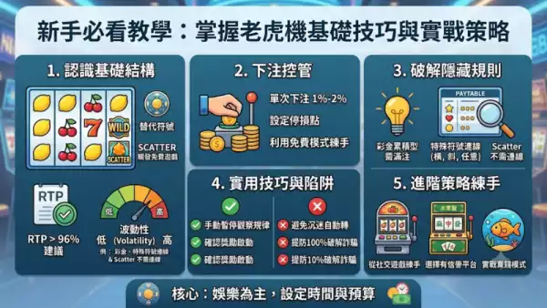 新手必看教學：掌握老虎機基礎技巧與實戰策略