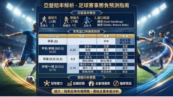 亞盤賠率解析