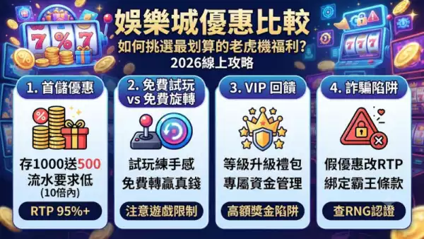 娛樂城優惠比較